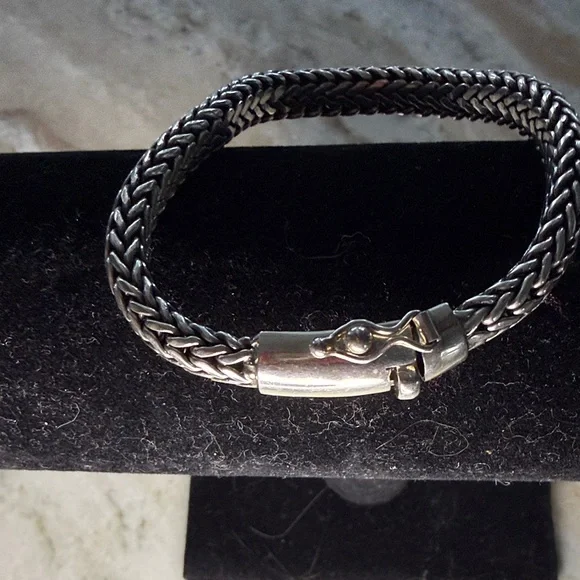 Sterling Silver Braided Bracelet